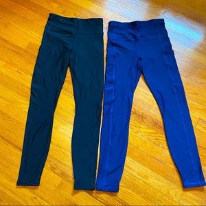 Fabletics High-Waisted Pocket Leggings - Small - 2 PAIR BUNDLE